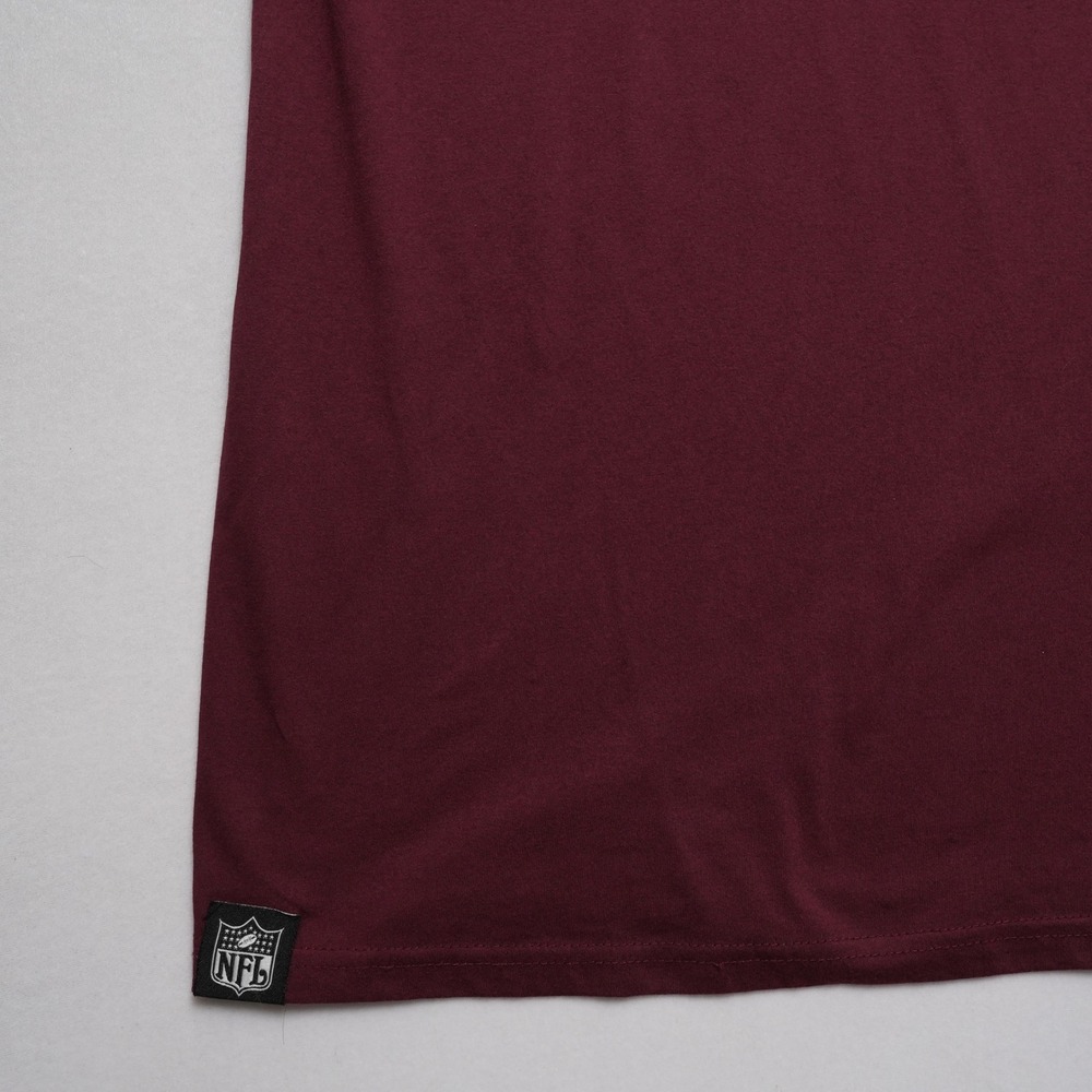 NFL Shield Logo Graphic Tee Mens 2XL Burgundy Football Gameday Shirt Big Tall - Picture 9 of 13